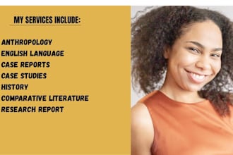 do anthropology, history, and comparative lit case studies