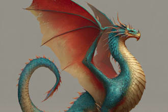 create dragon conceptual design for you