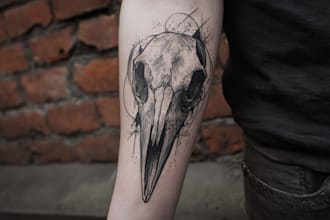 high end linework tattoo design for you