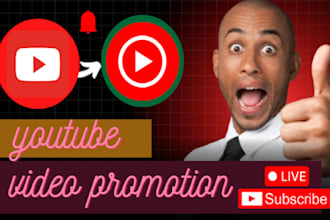 shoutout USA youtube video channel promotion for 1 million people for views