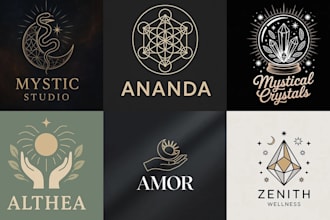 do sacred geometry, mystical, mandala, spiritual logo design for you