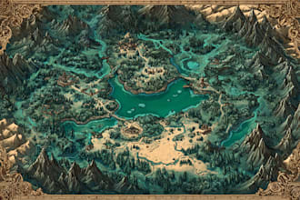make fantasy game map design