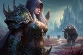 illustrate your wow main, portrait, or fantasy