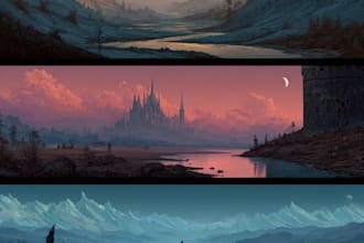 create amazing stylized environment concept art, fantasy