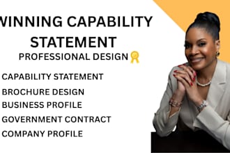design a unique and winning federal government capability statement in 12 hours