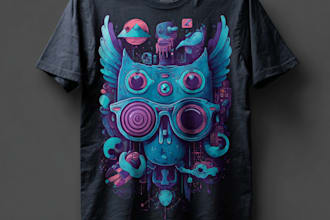 do t shirt design typography and custom t shirt graphic tee