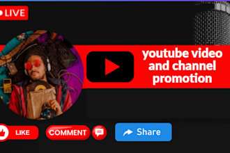 organically do youtube video and channel promotion to boost your video views