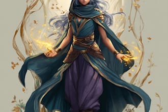 unique dnd character art and dnd character art