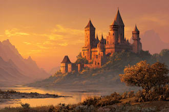 design detailed fantasy landscapes and environments