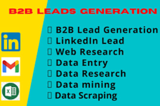 build a b2b leads and email campaigns to generate warm leads