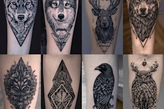 draw custom tattoo designs