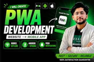 build a mobile responsive offline pwa progressive web app