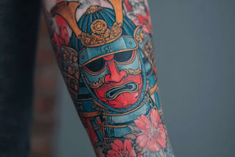 draw an oriental japanese tattoo