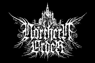 design a raw and unique black metal  band logo