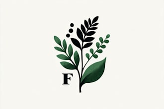 create profesonal  botanical logo designs