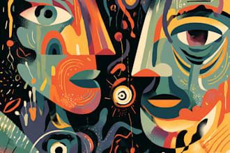 do illustration expresionism art, graffity, abstract