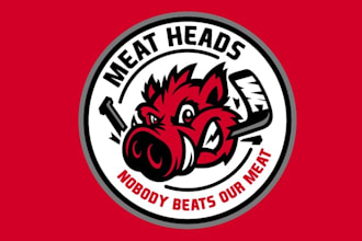design traditional unique hockey team logo