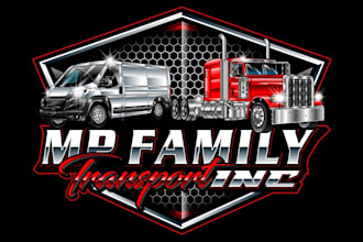 design creative transport logo for your company