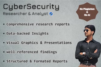 conduct professional research related to cybersecurity