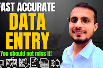 do fast accurate data entry typing work