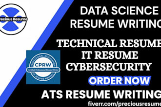 ats software engineering resume, tech resume writer, cybersecurity, data science