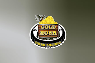design memorable powerful gold cart logo
