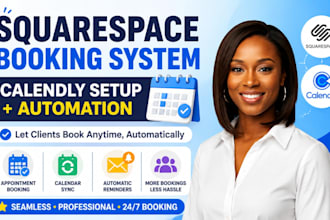 set up calendly booking system for your squarespace website