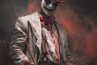 fantasy horror and fantasy horror character unique style