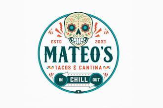 design wonderful mateo tacos logo
