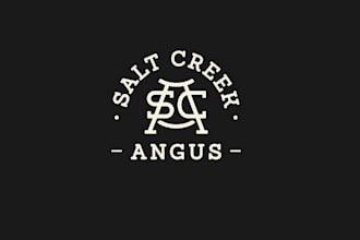 design ranch brand cattle farm logo