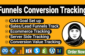 ga4 lead and sales funnel purchase tracking pixel setup by google tag manager