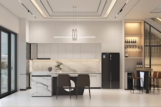 design kitchen cabinet and residential interior