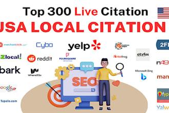 do top 300 USA local citations and directories