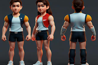 create 3d nft art cartoon character design voxel pixel art mascot for your game