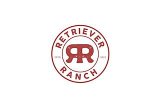 design retriever ranch family farm logo