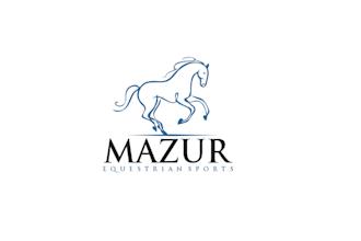 design riding horse business logo