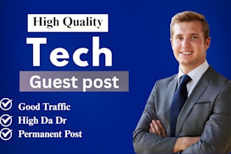 provide tech guest post on high da dr site