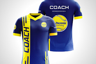 create creative, premium, high quality sports t shirt design