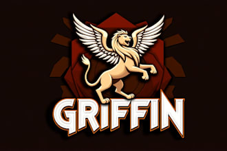 make an amazing griffin logo for you in 24 hours