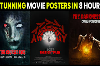 design a professional movie poster