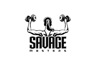 make modern badass community of athletes logo