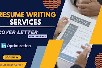 provide professional resume and linkedin services