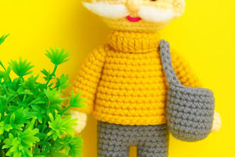 write custom crochet patterns for you