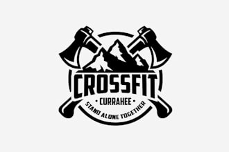 design outstanding crossfit box logo