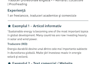 translate texts from english to romanian and romanian to english