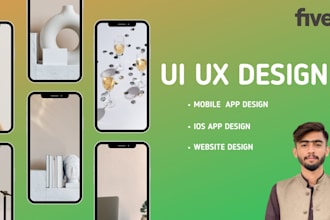 do UI UX design, mobile app or website UI UX design
