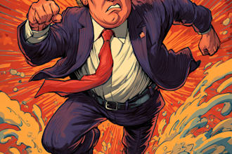 design professional editorial and political cartoon