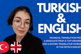 translate your business finance documents english turkish