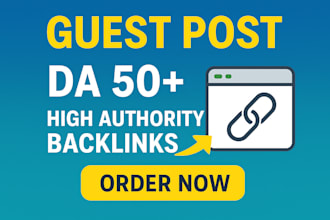 provide powerful saas backlinks on high authority websites da 50 to 90