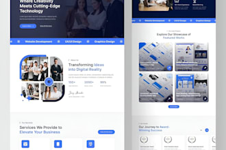 design divi elementor wordpress website with landing pages